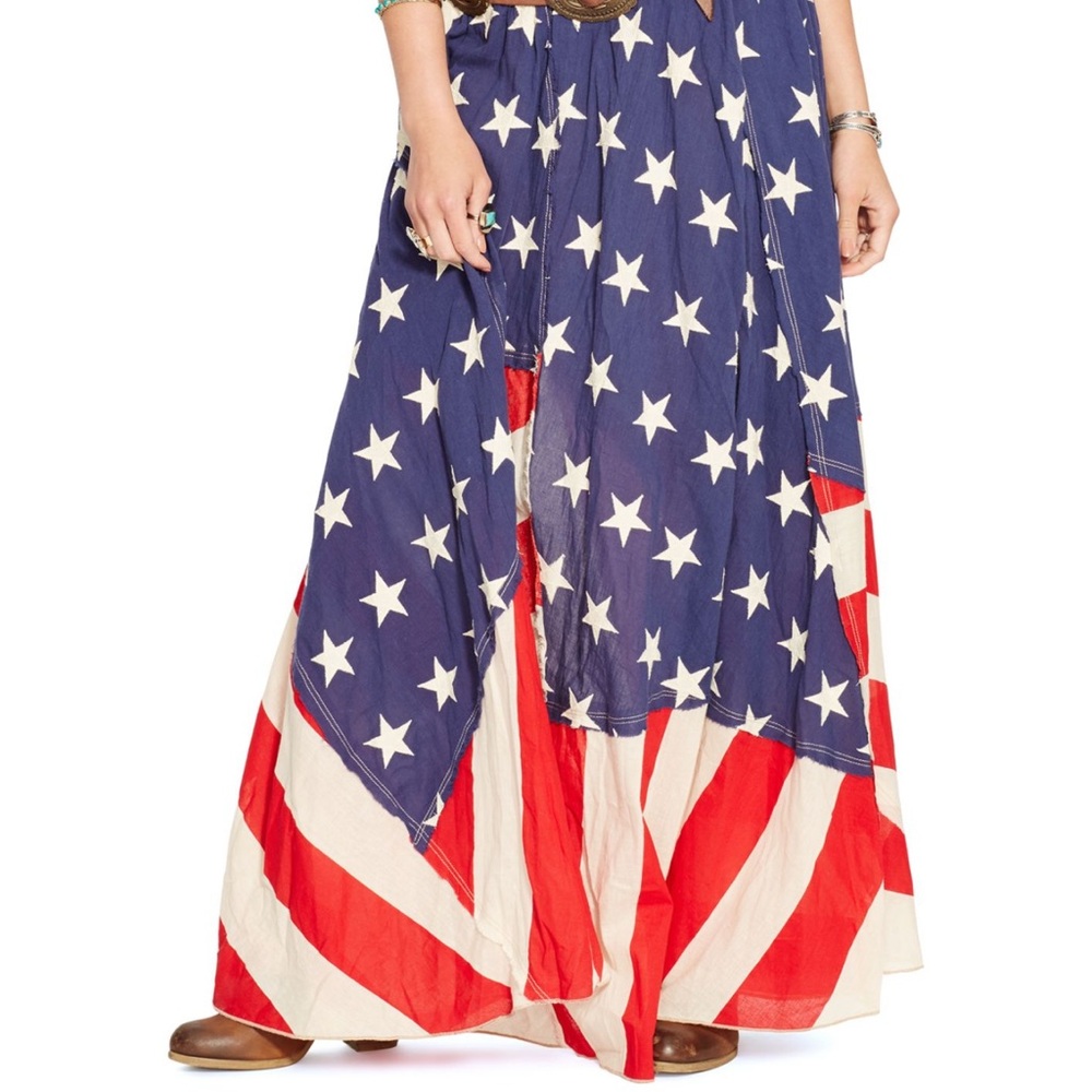 Ralph Lauren flag skirt. RARE. BEAUTIFUL material